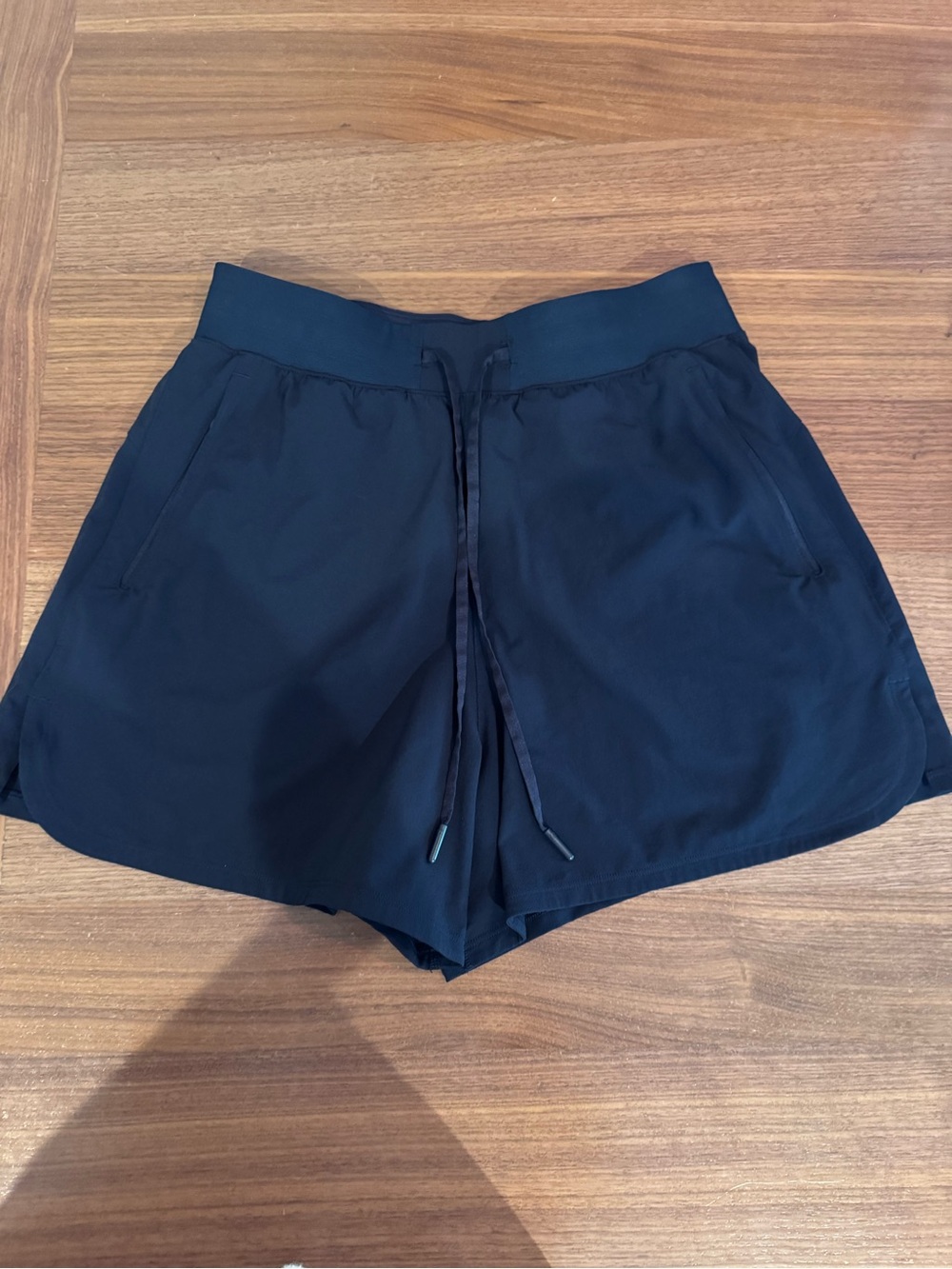lululemon athletica Black Women's Athletic Drawcord Shorts